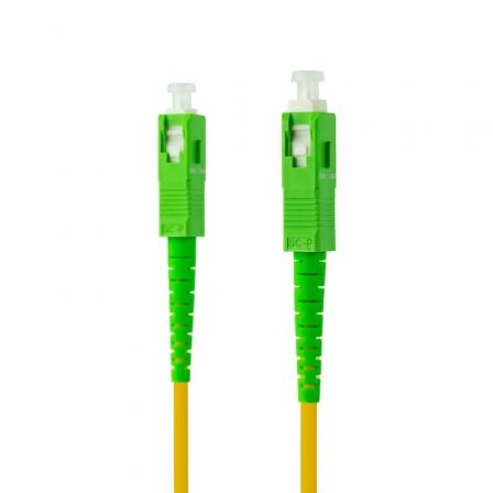 Nano Cable Cable de Fibra Óptica G657A2, Conectores SC/SC APC, LSZH, 30m, Amarillo, Ref. 10.20.0030
